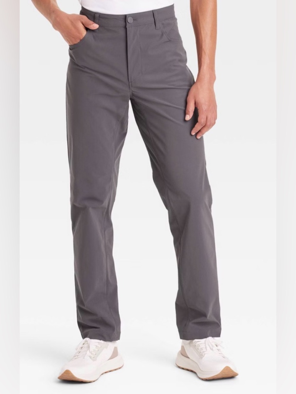 NWT Men's 360 Lifestyle 5-Pocket Golf Pant - All In Motion Dark Gray
